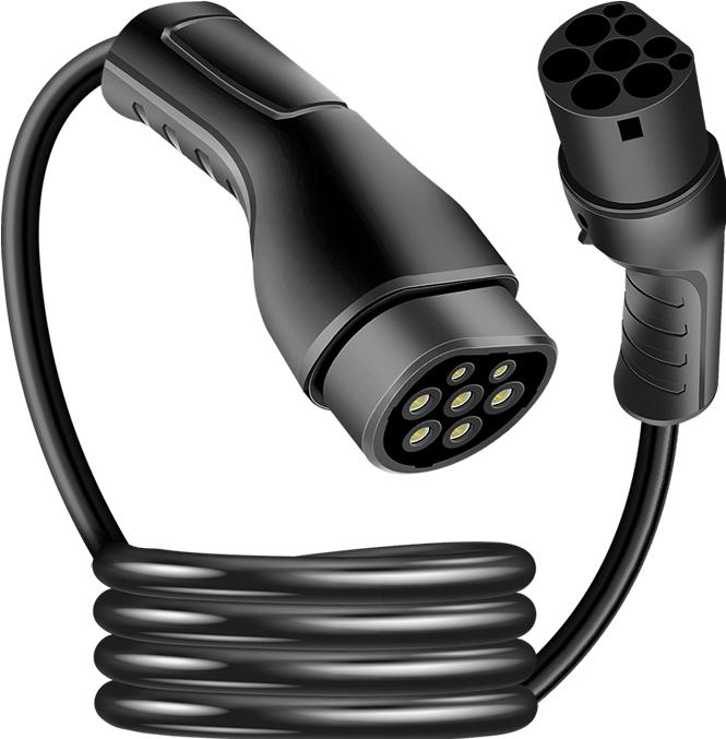 Actual product image LogiLink E-car charging cable (Type 2, 22 kW, 32 A, 10 m)