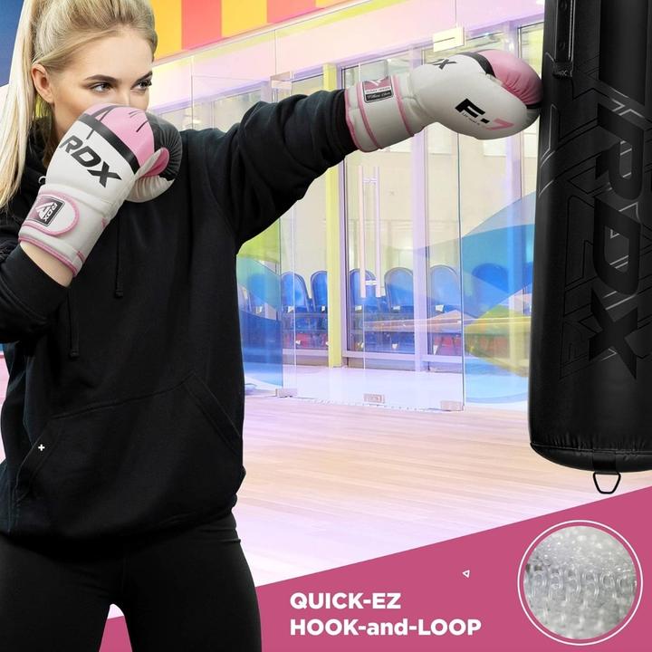Actual product image Rdx Boxing Glove Bgr-F7 Pink (12 OZ, One size)