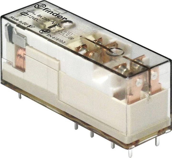 Produktbild Finder Relais mit zwangsgeführten Kontakten 3Schliesser/1Öffner 8 A Spule 24 V DC 50.14