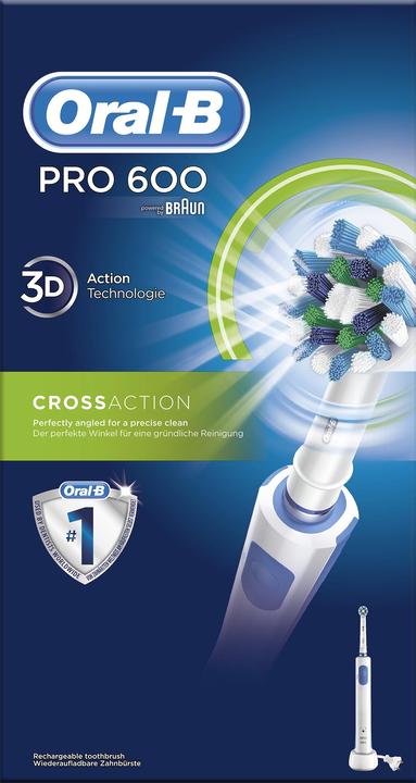 Produktbild Oral-B Pro 600 Cross Action (Oszillierende Zahnbürste)