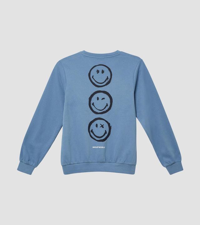 Image du produit s.Oliver Sweatshirt Sweatshirt aus Baumwollmix mit Smiley®-Print (170, 176)