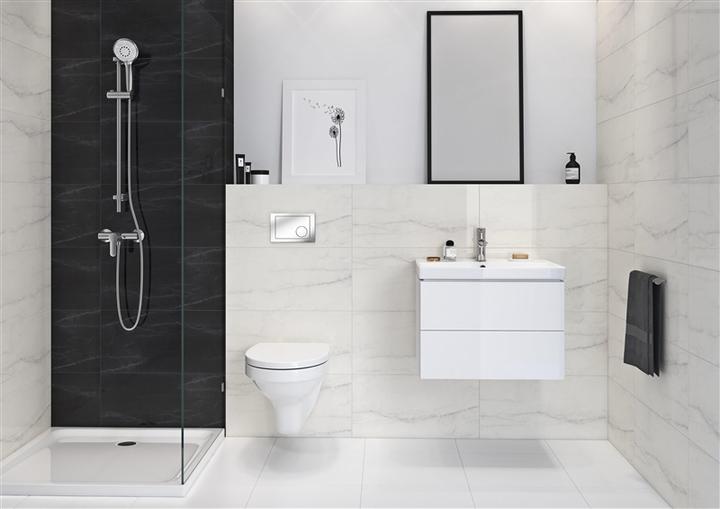 Cersanit TOILET BOWL+FRAME+BUTTON AGIS S701-022