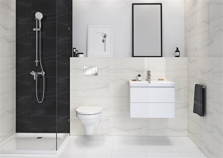 Productafbeelding Cersanit TOILETPOT+FRAME+KNOP AGIS S701-022