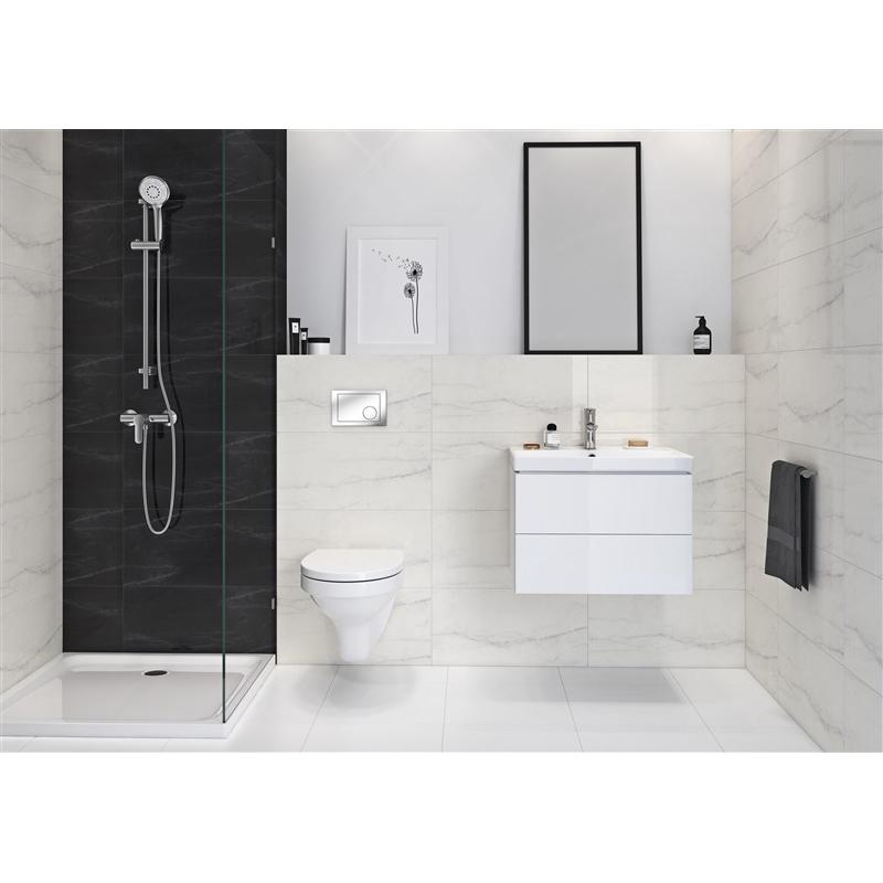 Cersanit, Toilette + Bidet, TOILET BOWL+FRAME+BUTTON AGIS S701-022