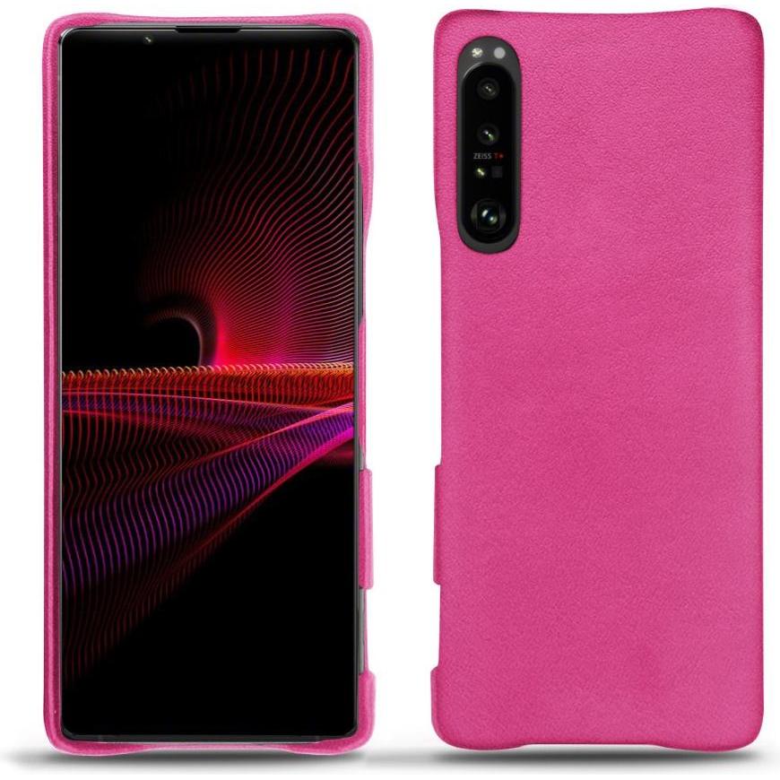 Noreve Lederschutzhülle (Sony Xperia 1 III), Smartphone Hülle, Rosa
