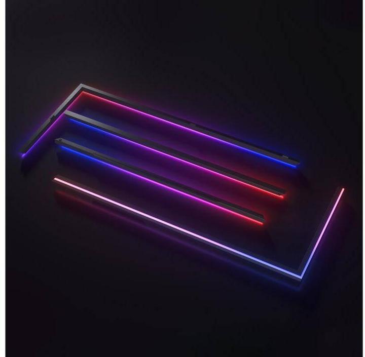 Actual product image Phanteks NV9 Premium DRGB Kit + power hub, 3x for outer frame, 1x mainboard cable cover (Red, Blue, Green)