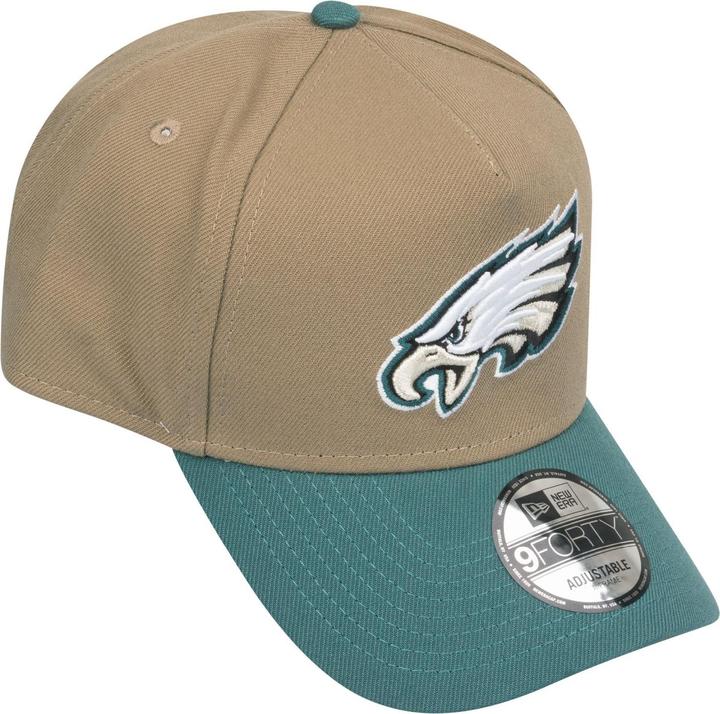 Image du produit New Era 9Forty A-Frame Cap - NFL Philadelphia Eagles Khaki (Taille unique)