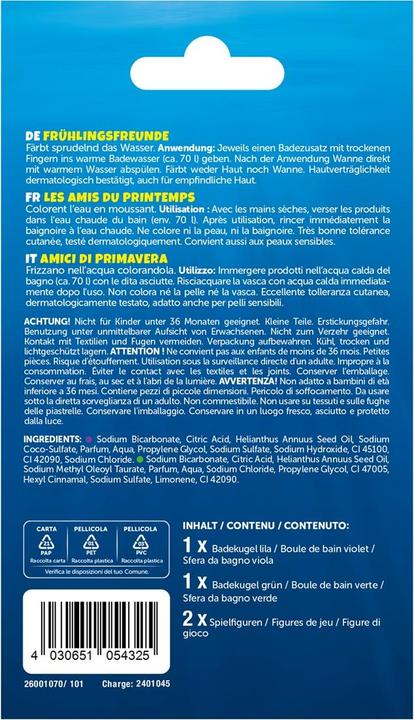 Actual product image Tinti Spring friends (Bath bombs)