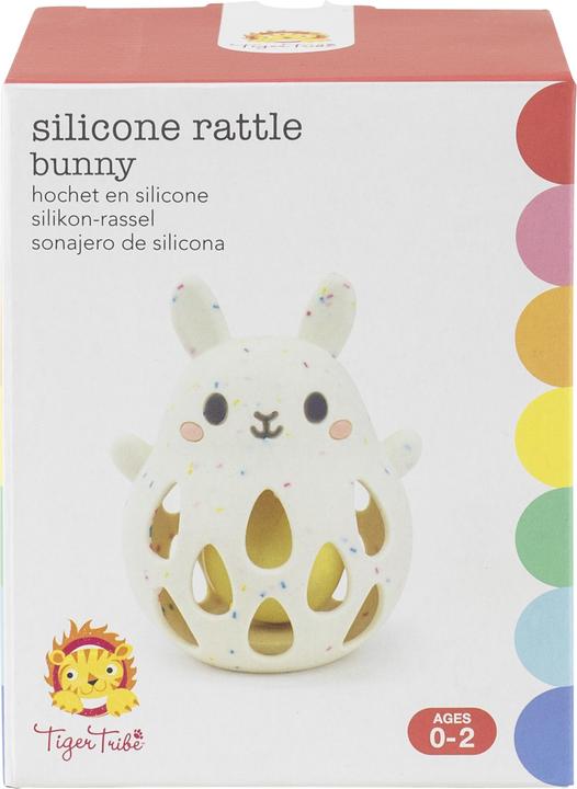 Actual product image Selecta Spielzeug Silikonrassel - Kaninchen