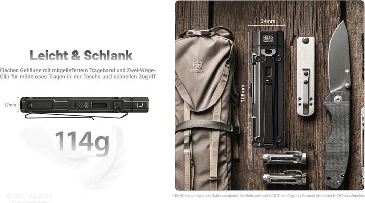 Produktbild Nitecore EDC09 (10.80 cm, 1600 lm)