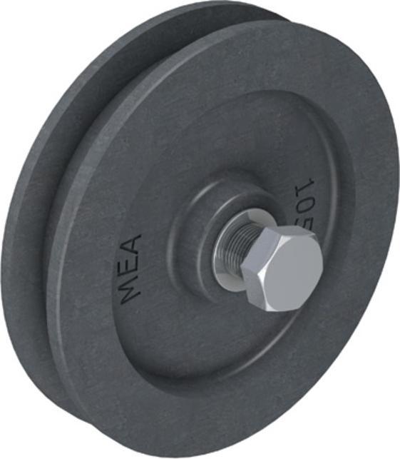 MEA Format 4001990130131 - sliding door rollers. loose 330439 90 mm