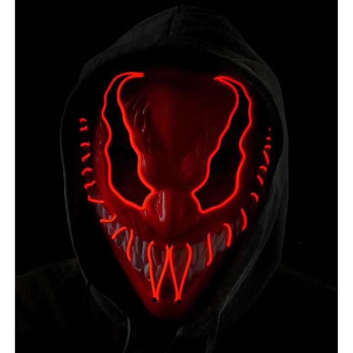 Produktbild Widmann Rote Monstermaske mit LED Beleuchtung