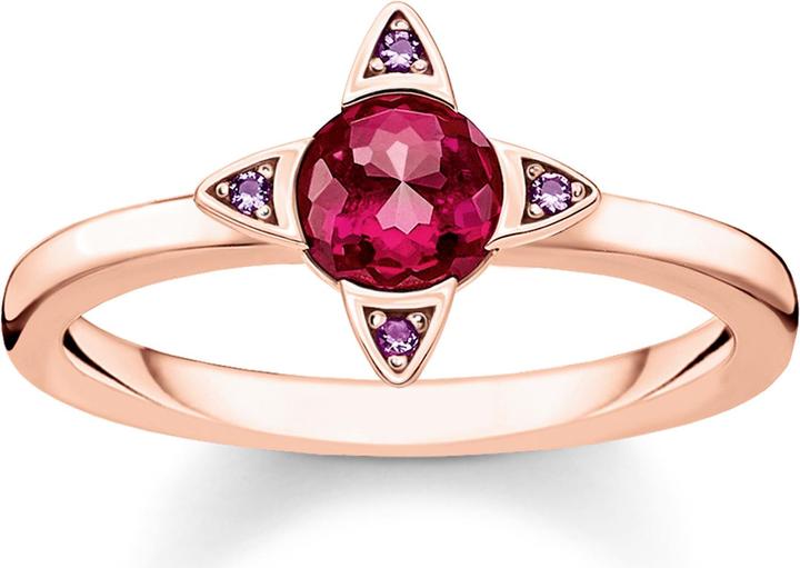 Produktbild Thomas Sabo Ring Farbige Steine rosé (54, 925 Silber)