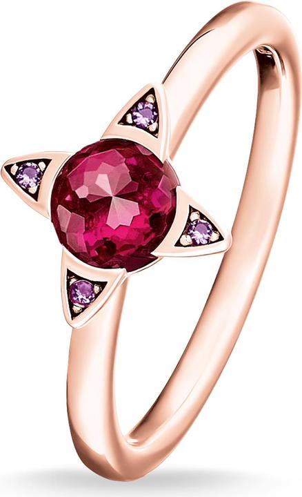 Produktbild Thomas Sabo Ring Farbige Steine rosé (54, 925 Silber)