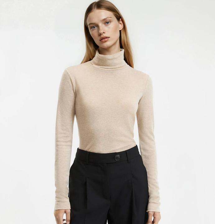 Actual product image La Redoute Collections Rollkragen-T-Shirt aus einer Lyocell-Mischung (XS)