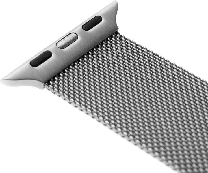 Immagine prodotto Fixed Maglia in metallo per Apple Watch 42/44/45/49mm Sølv. (49 mm, Acciaio inossidabile, Metallo)