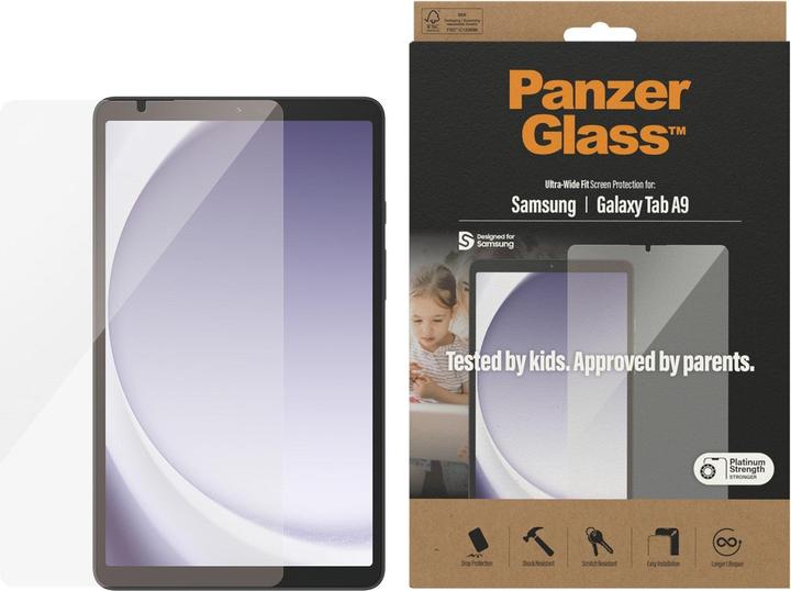 Produktbild PanzerGlass Ultra Wide Fit Screen Protection (1 Stück, Galaxy Tab A9)