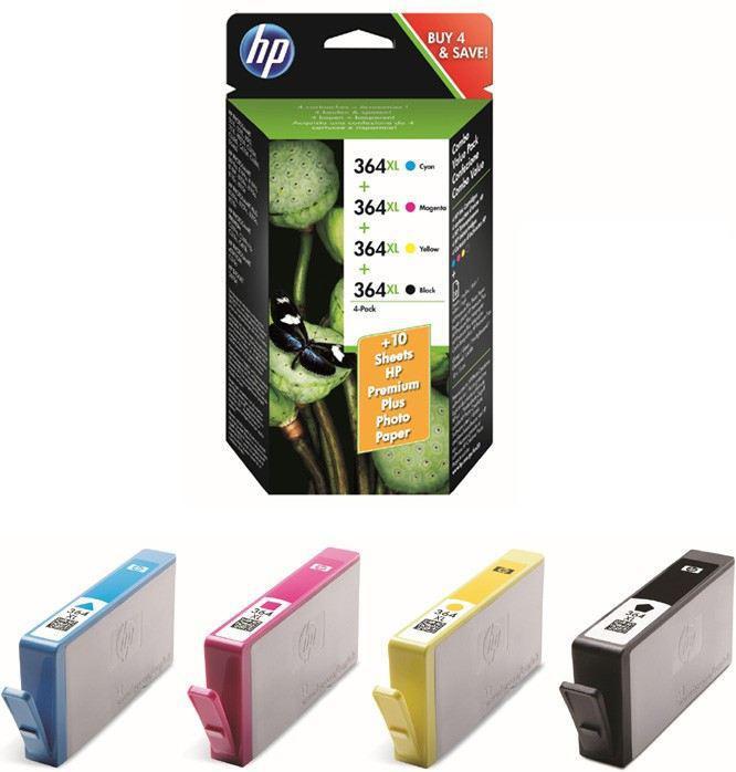 Actual product image HP 364XL Combo Value Pack (M, C, Y, FC)