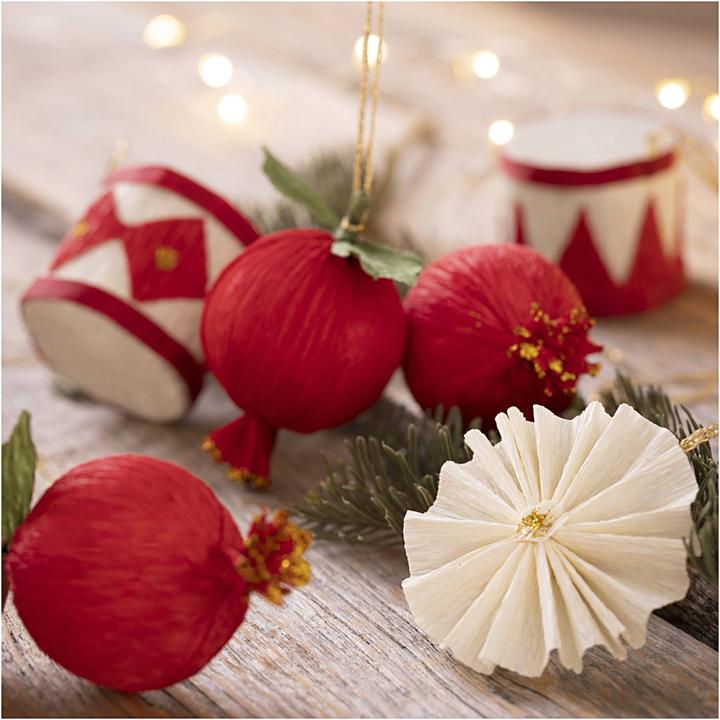 Immagine prodotto Creativ Company Set di palline di Natale in carta crespa