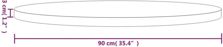 Immagine prodotto VidaXL Gilli (Ø 90 x 3 cm)