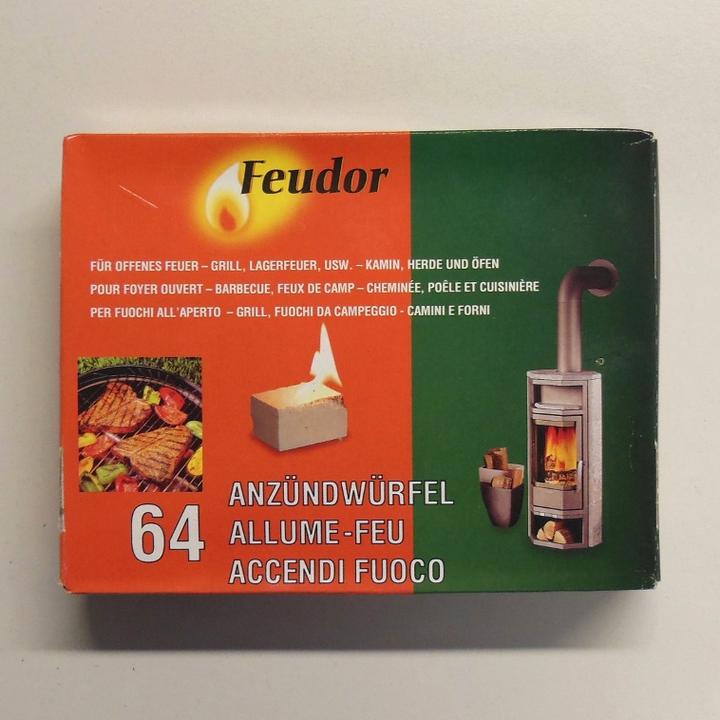 Feudor Anzündwürfel 64 Stück