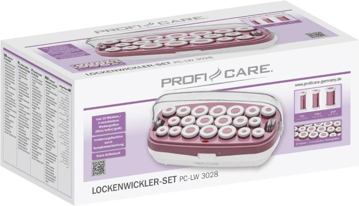 Actual product image Profi-Care PC-LW 3028 baltas/maroon curling iron