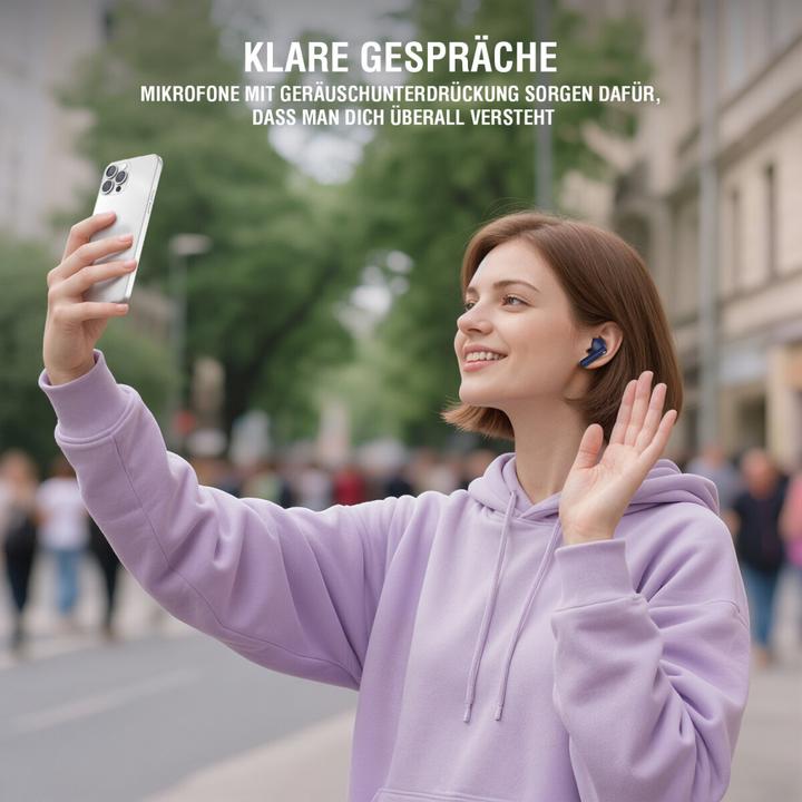 Produktbild 4smarts TWS Bluetooth Kopfhörer SkyBuds Pro ANC (ANC, 20 h, Kabellos)