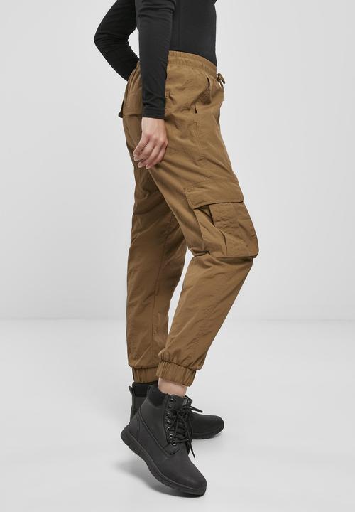 Produktbild Urban Classics Ladies High Waist Crinkle Nylon Cargo Pants (XS)