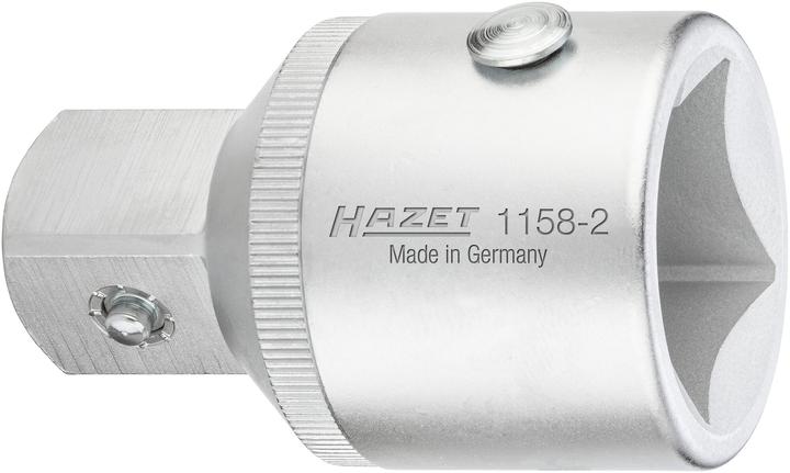 Actual product image HAZET Reducer 1158-2 ∙ Square, hollow 25 mm (1 inch) ∙ Square, solid 20 mm (3/4 inch)