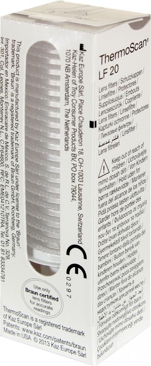 Nutritional values and ingredients Braun Irt6520 (Ear)