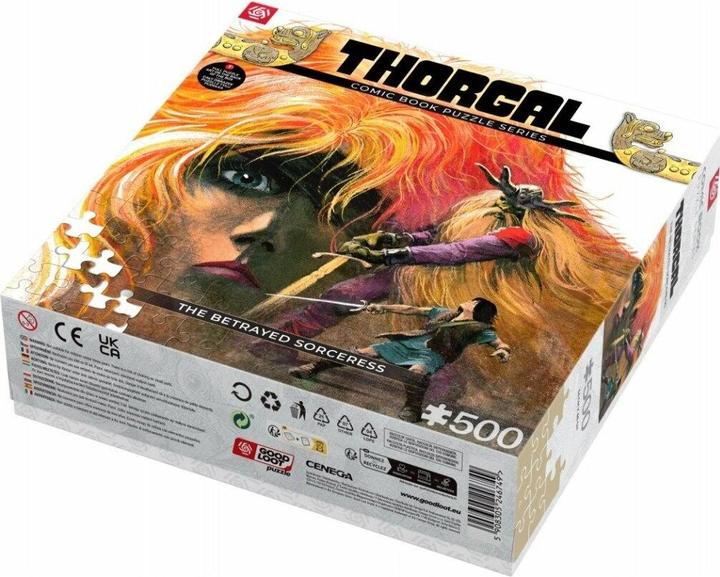 Actual product image Good Loot Thorgal Comic Puzzle The Betrayed Sorceress / Zdradzona Czarodziejka (1000 pieces) (500 pieces)