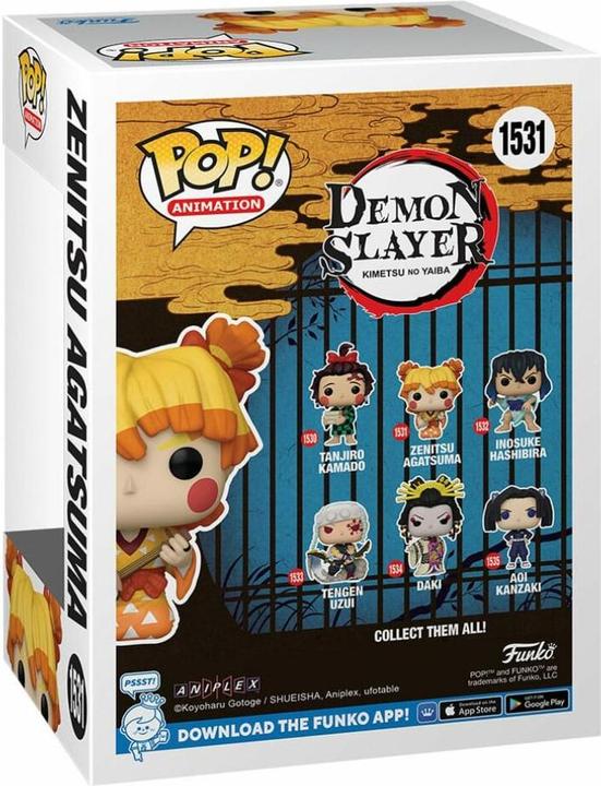 Produktbild Funko Demon Slayer: Kimetsu no Yaiba POP! Animation Figur Zenitsu(Kimono) 9 cm