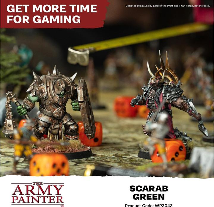 Actual product image The Army Painter Colour Warpaints Fanatic: Scarab Green 18 ml