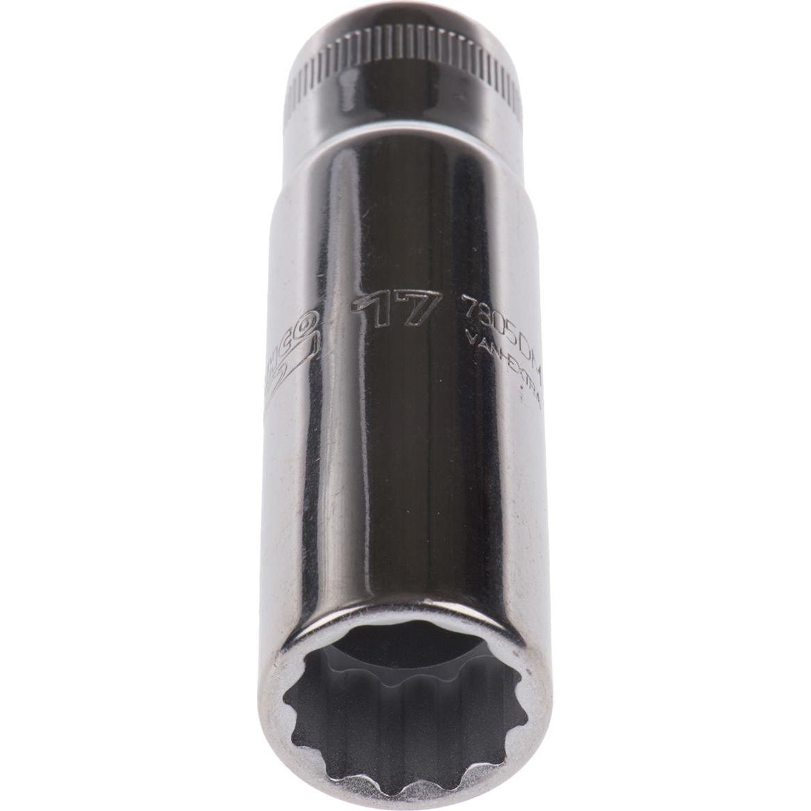 Thumbnail - Bahco, Steckschlüssel + Stecknuss, 1/2" Steckschlüssel-Einsatz, lang, Zwölfkant, 17 mm (17 mm)