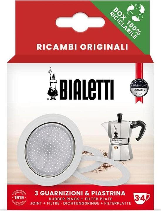 Actual product image Bialetti Moka Express 3/4T Set
