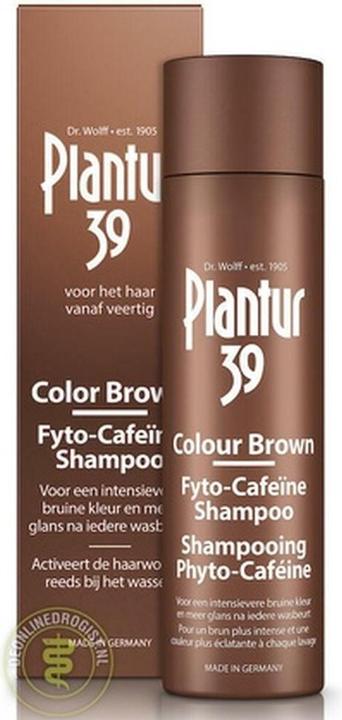 Plantur 39 Phyto-Coffein Color Brown (250 ml, Flüssiges Shampoo)