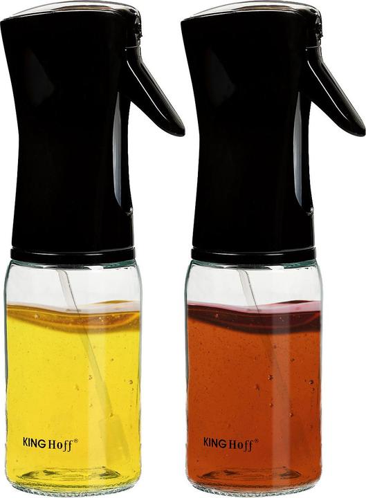 Produktbild King 2er-Set SprÃ¼hflasche fÃ¼r Ã–l, Essig oder Wasser (190 ml)