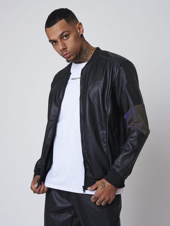 Produktbild Project X Paris kuntlederjacke mit reflektierendem einatz project x pari (S)