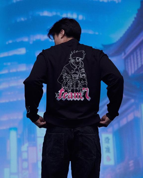 Actual product image Naruto Shippuden Sweatshirt Graphic Black Size XL (XL)