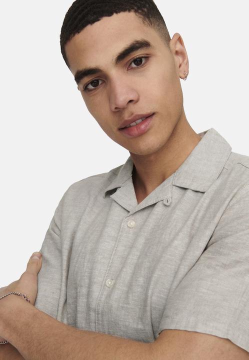 Immagine prodotto Only & Sons Camicia a maniche corte a tinta unita (S)