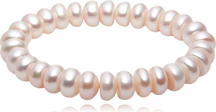 Immagine prodotto Leyda Bracciale Perla Bianco (19 cm, Perle)