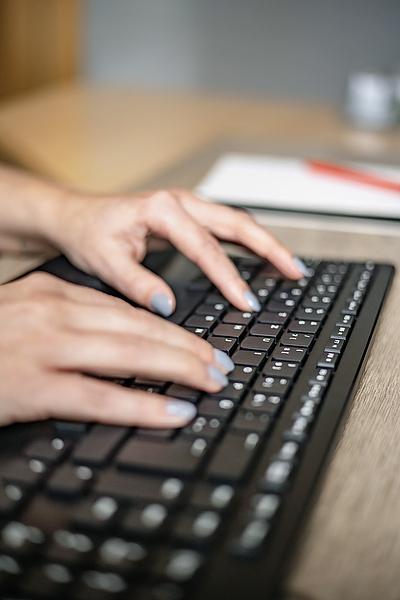 Actual product image Speedlink HI-GENIC Antibacterial Keyboard black - DE Layout (DE, Cable)