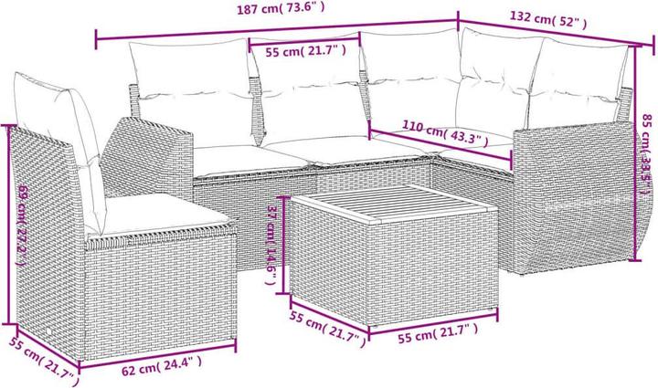Produktbild vidaXL Nadia