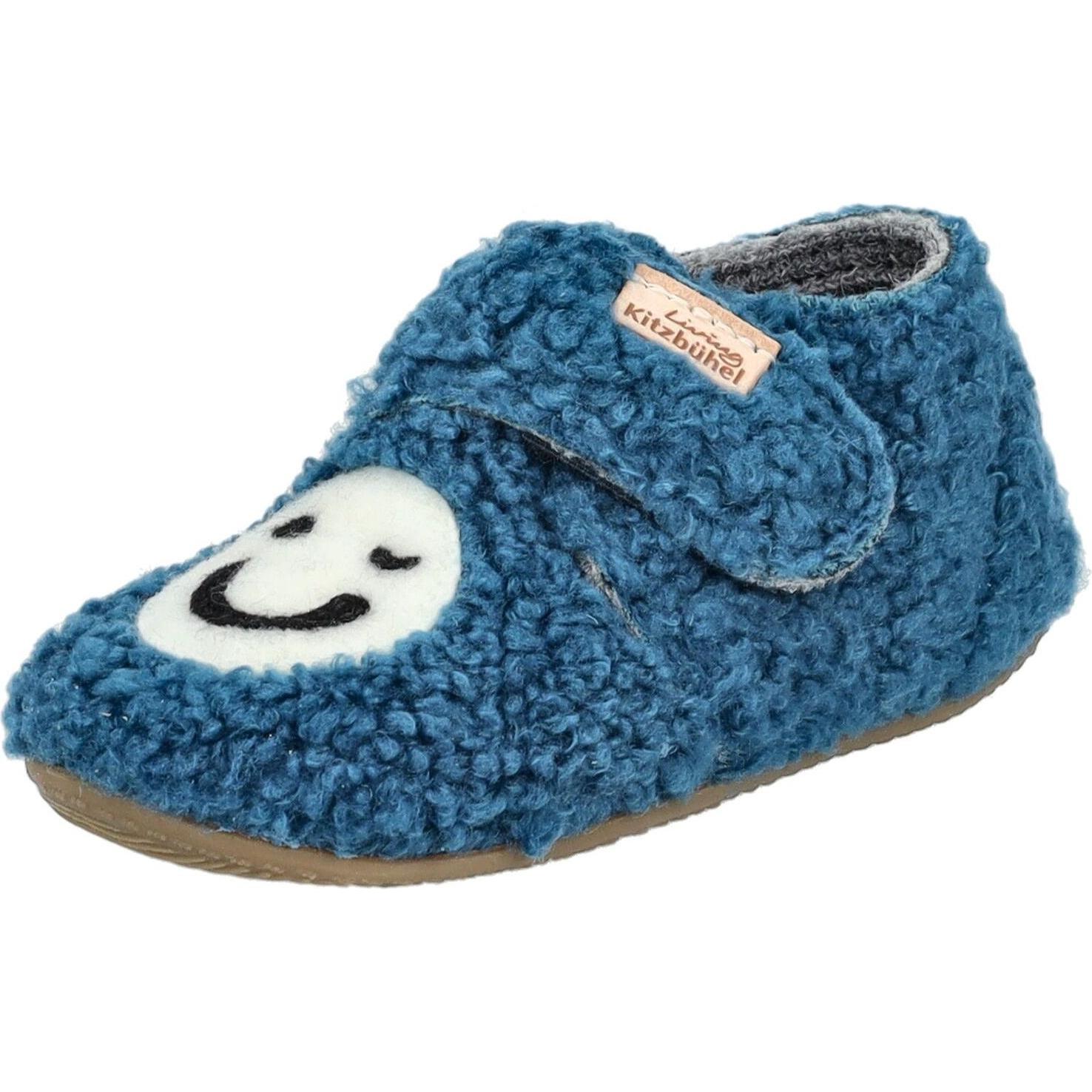 Living Kitzbühel, Unisex, Babyschuhe, Baby's Klettschuh Smiley, Blau, (20)