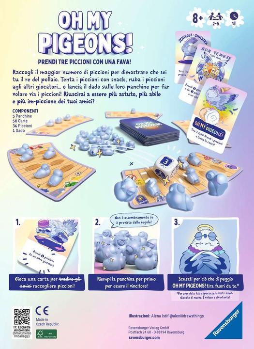 Immagine prodotto Ravensburger Piccioni! (Tedesco, Italiano)