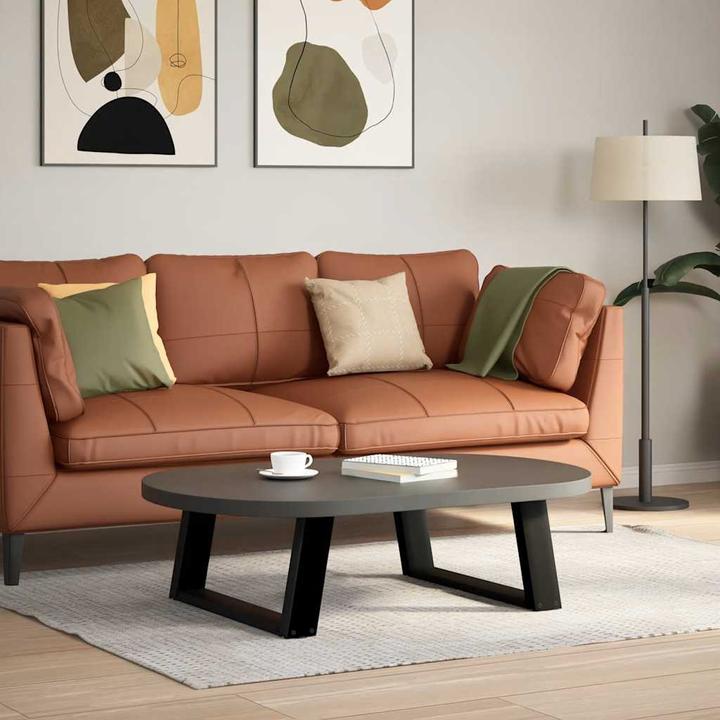 Immagine prodotto vidaXL Gambe del tavolino a U 2 pezzi nero 60x(30-31) cm gamba del tavolo in acciaio