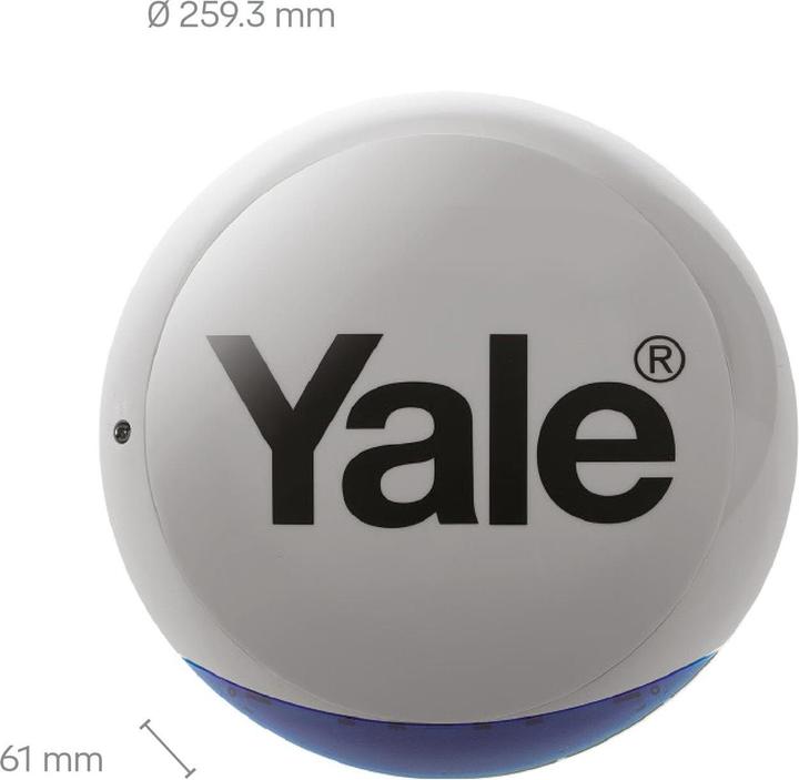 Produktbild Yale Sync Aussensirene 104dB grau