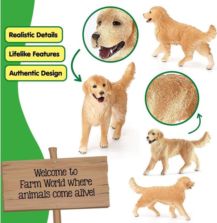 Actual product image Schleich Golden Retriever