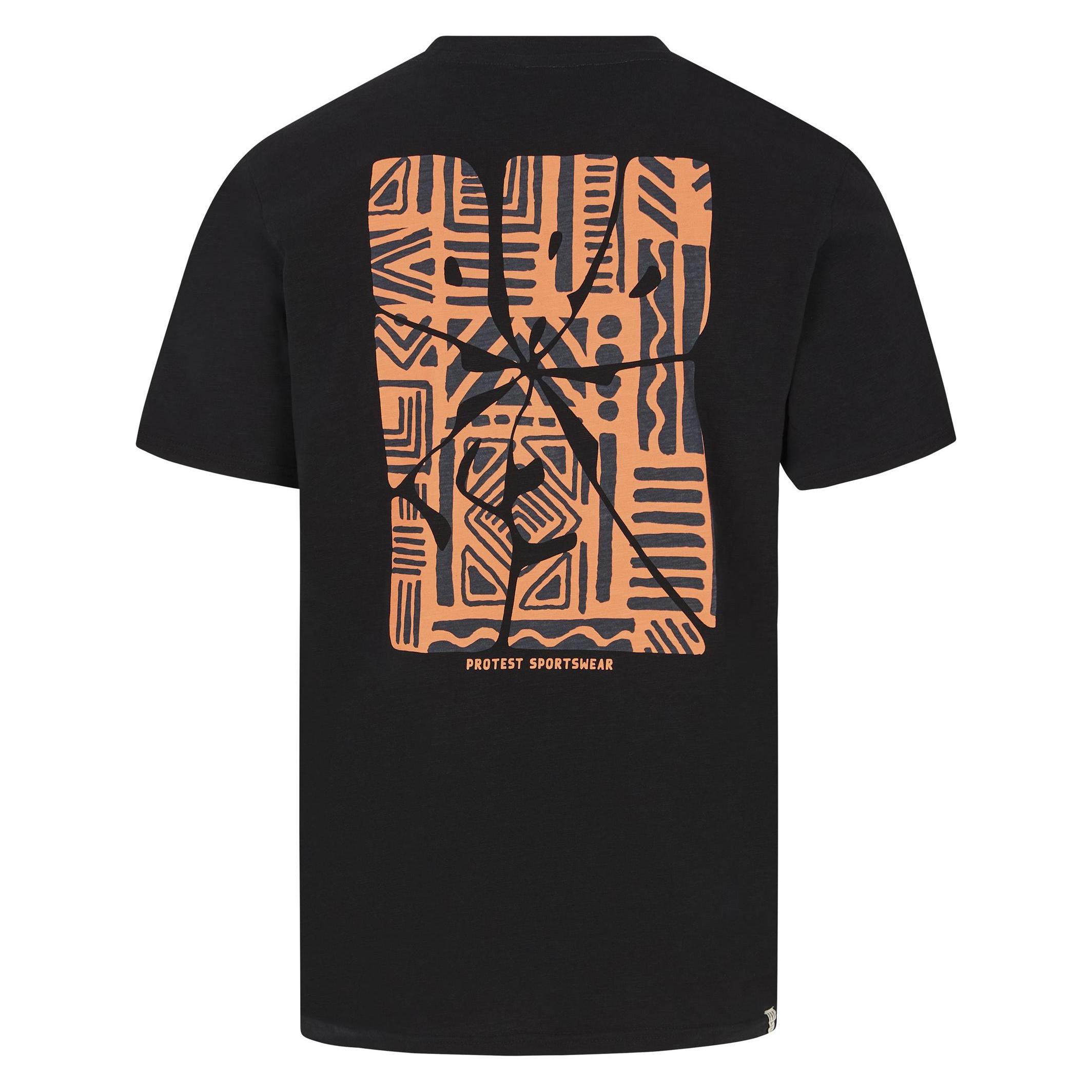 Protest, Mannen, T-shirts, T-shirts & Polos PRTVictor T-shirt, Zwart, (M)