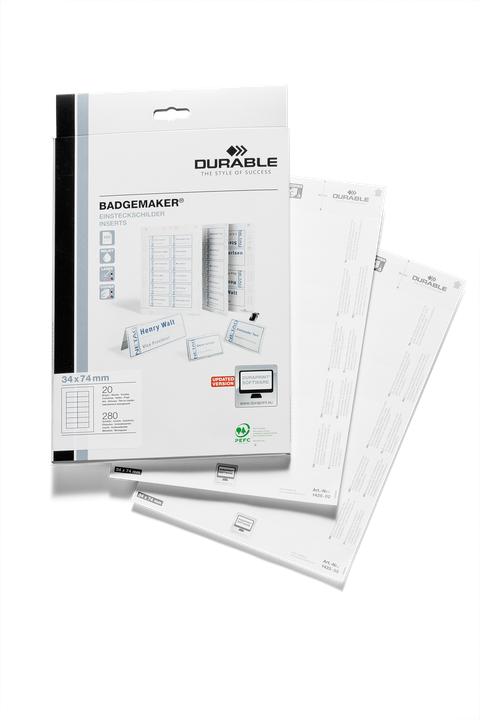 Produktbild Durable Badgemarker 34x74mm